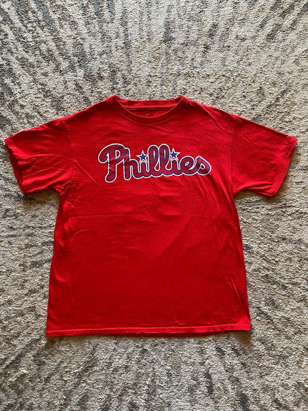 Philadelphia Phillies Youth T-Shirt Size L #10 Realmuto Red Cotton MLB
